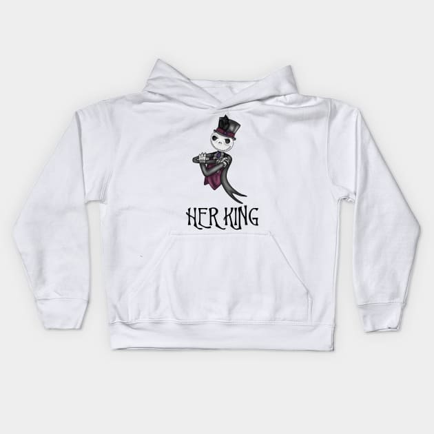 Her King Kids Hoodie by Danispolez_illustrations